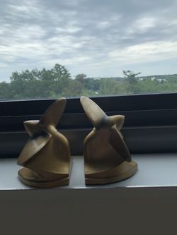 PM CRAFTSMAN PROPELLOR BOOKENDS