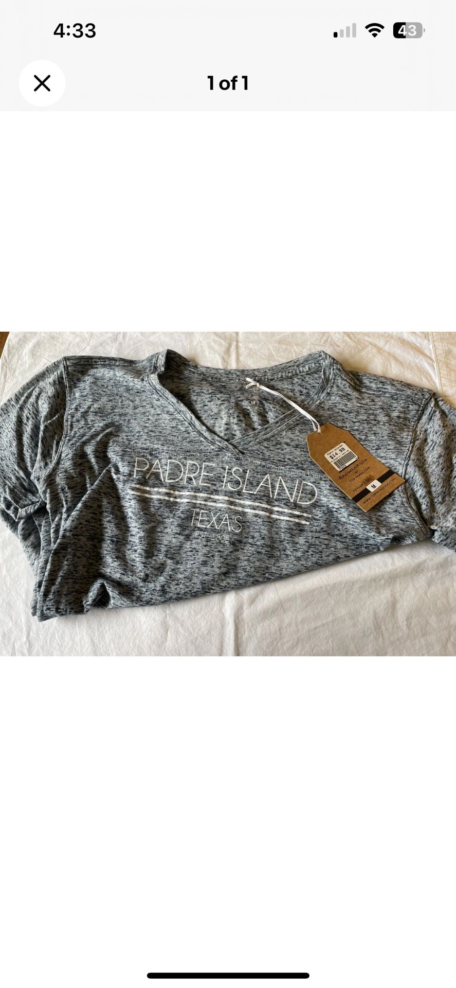 ✅NEW Women’s T-shirt Padre Island Texas