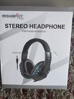 Stereo headphones for ps4/xb1/N-Switch brand new
