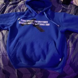 Customized Blue Pro Club Sweater