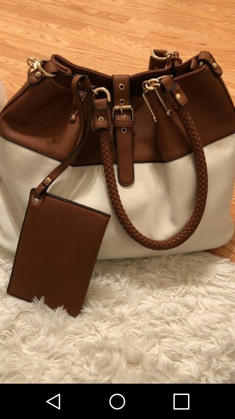 New leather handbag