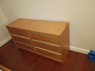 Solid wood dresser