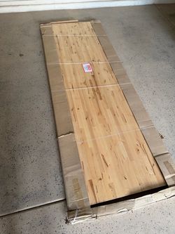Uline Solid Maple Packing Table Top 96”x36”