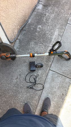 Three and one trailer and edger