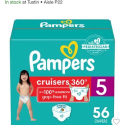 Pampers Cruiser 360 Diapers Super Pack Size 5