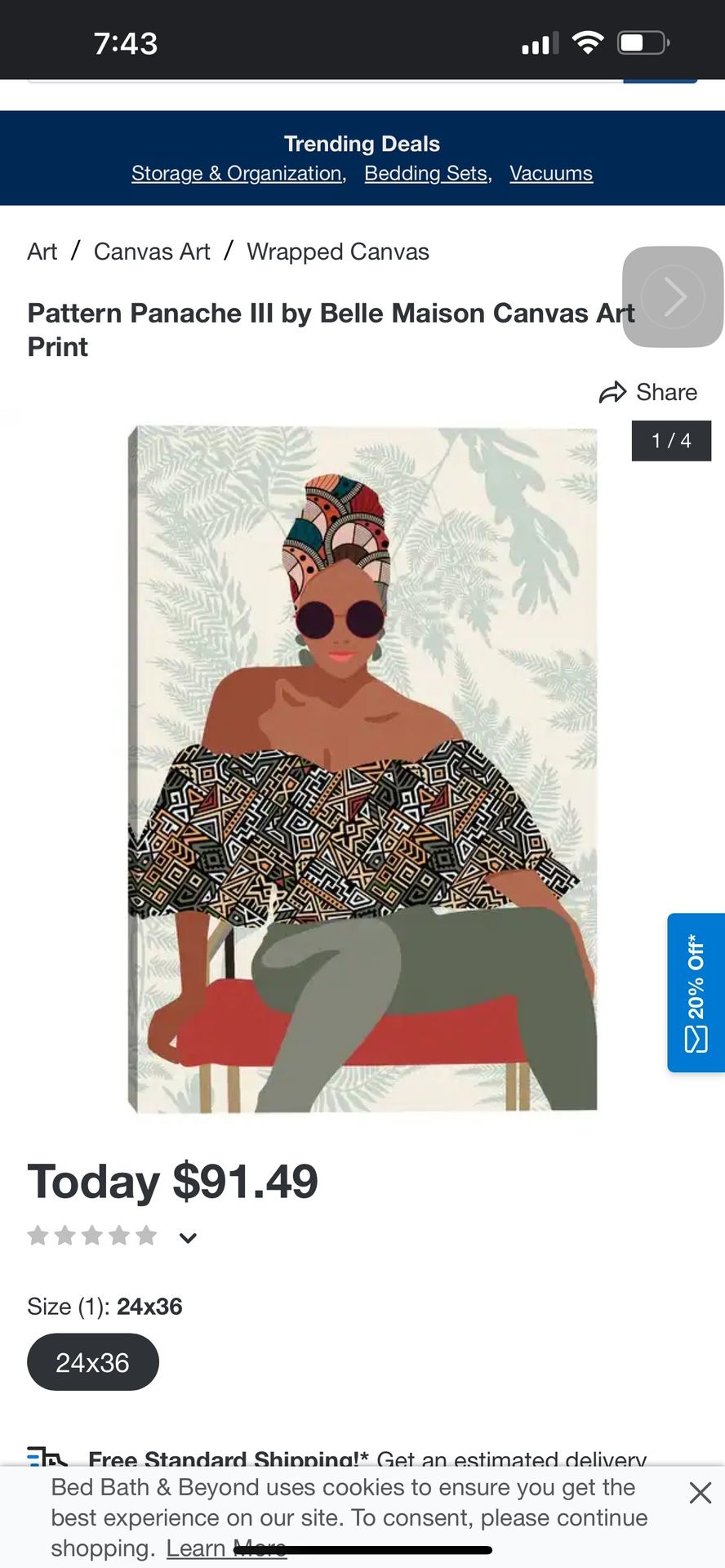 Pattern Panache I|I Canvas Wall Art