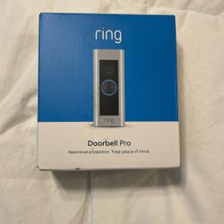 Brand New Ring Video Doorbell Pro – Never Opened