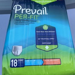 40 Prevail Adult Diapers Large