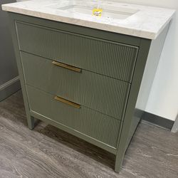 30 Inch Single Sink Bathroom Vanity  