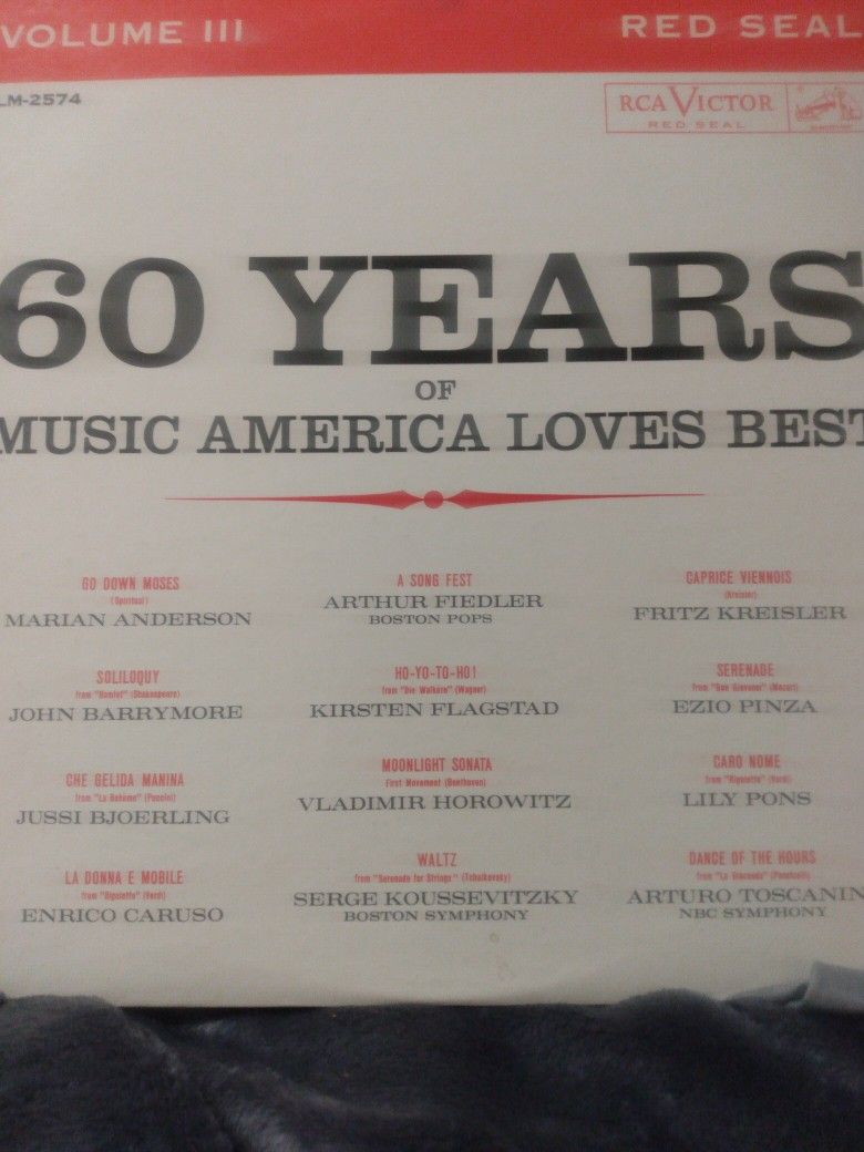 Vintage 60 Years Of Music America Loves Best Album