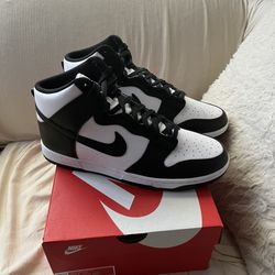 Nike Dunk High Panda White Black New Size 11.5