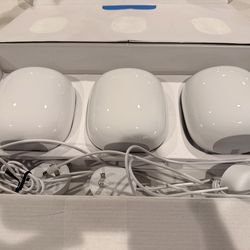 Google Nest Wifi Pro 3 Pack - Snow