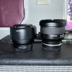 Sony 50mm & Tamron 35mm Lenses (E-Mount)