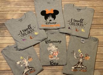 Disney Theme Halloween Shirts