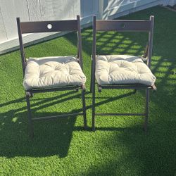 IKEA FRÖSVI Folding chairs (2) 
