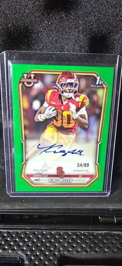 Bowman 2026 King Miller USC BPPA-KMI Green Auto Serial /99