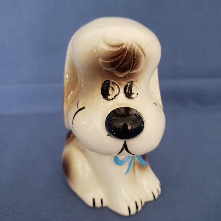 Vintage Ceramic Dog Bank Japan