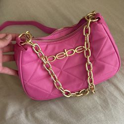 hot pink bebe purse