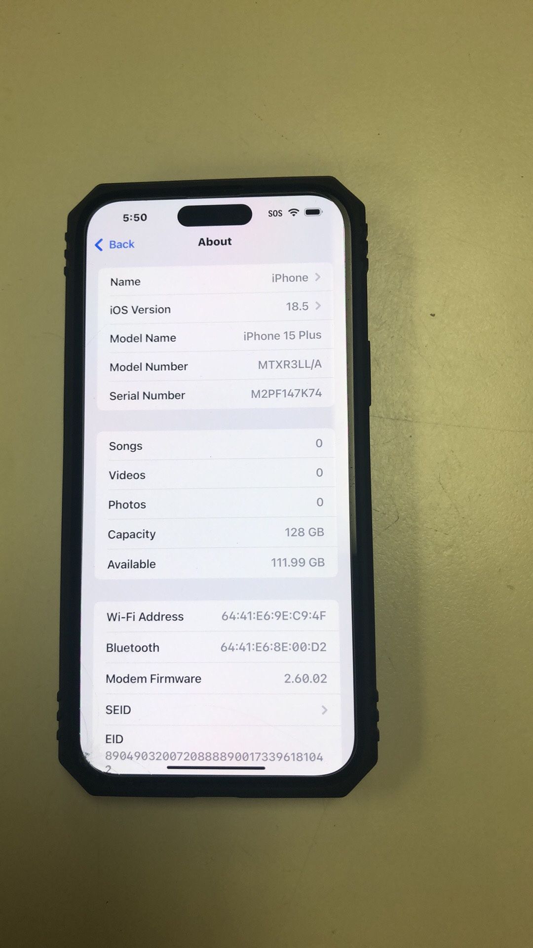 Apple iPhone 15 Plus 128gb T-Mobile
