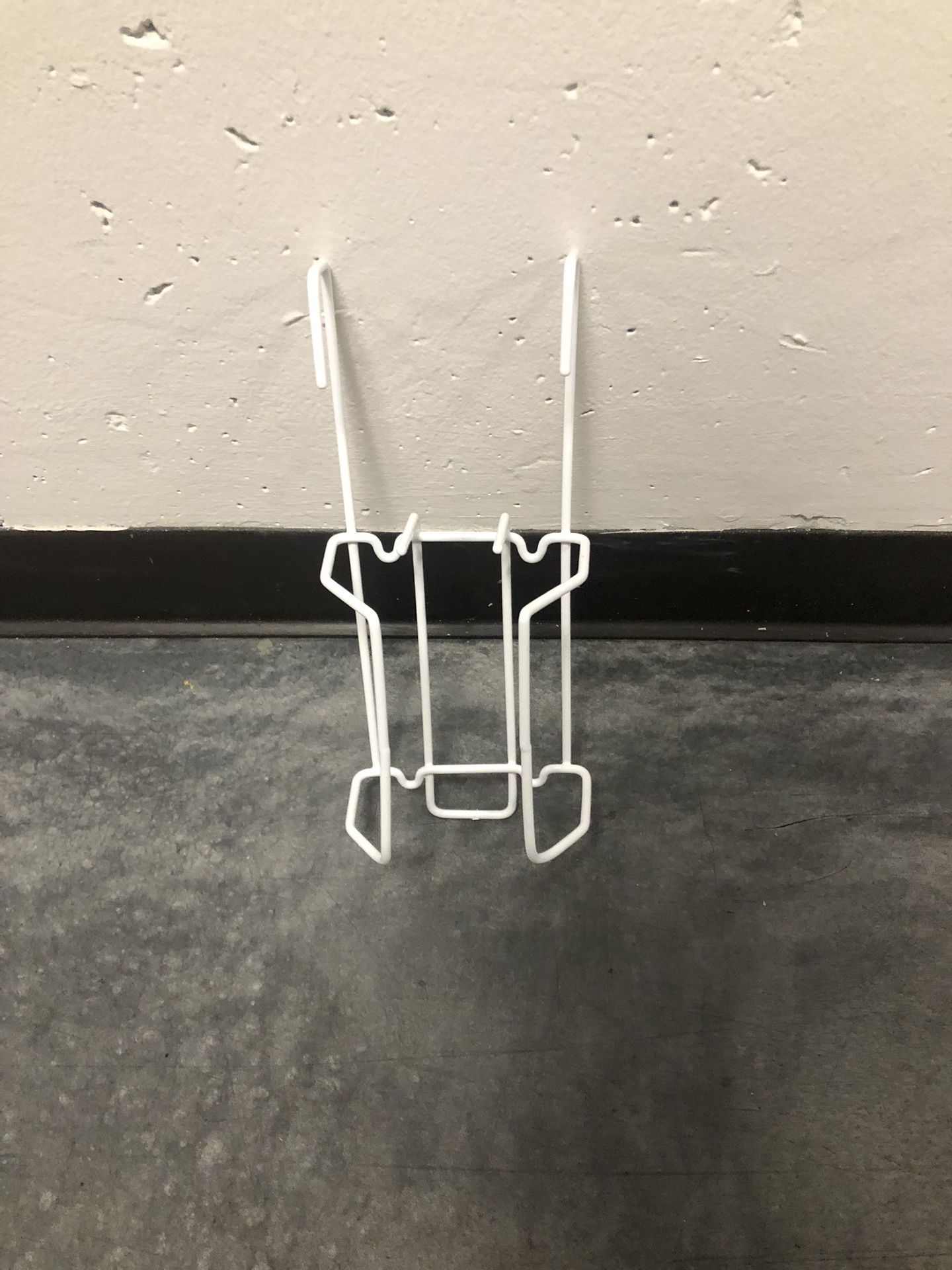 Home Basics Wall Mounted Vinyl Iron & Ironing Board Holder (White)