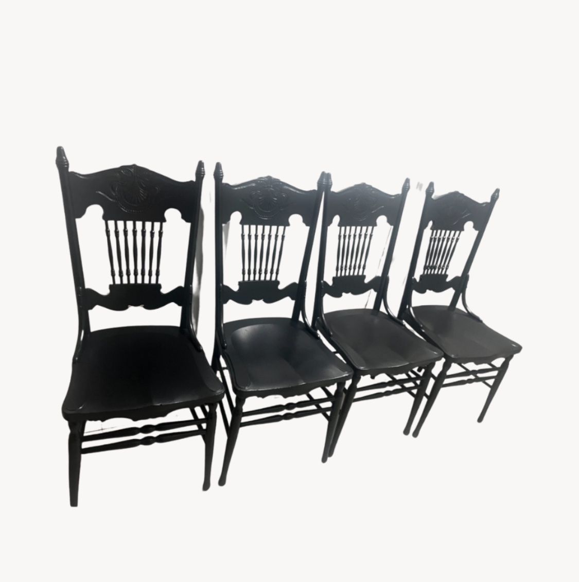Vintage black chairs