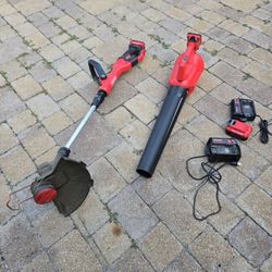 Leaf Blower & Line Trimmer