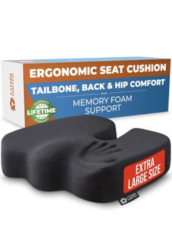 NEW Black Ergonomic Seat Cushion 