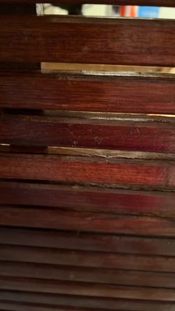 Solid wood, inside or outside table