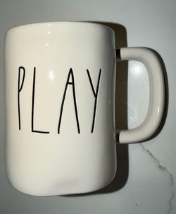 Rae Dunn PLAY Ceramic Coffee Mug