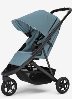 Thule Spring 2 Premium Stroller - Mid Blue (Excellent Condition BRAND NEW IN BOX)