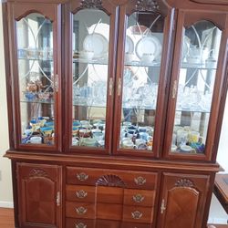 Cherry China Hutch