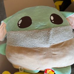 RARE Huge Star Wars Baby Yoda Cuutopia 20" XL Mandalorian Plush