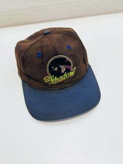 Vintage The Shadow Movie 1990s Snapback Hat Black and Blue
