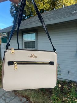Coach Crossbody Bag Cream and Black