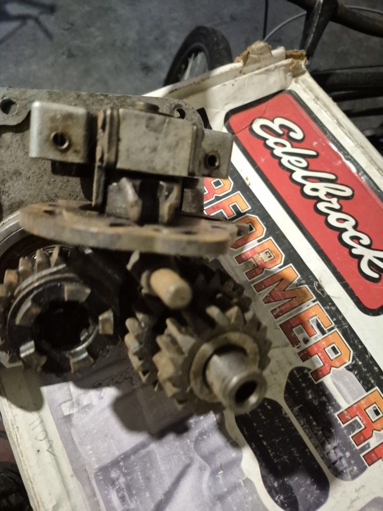 1952/1964 iron head harley gear inside plate