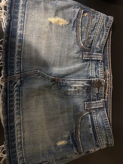 Vintage Abercrombie & Fitch  Denim Mini Skirt