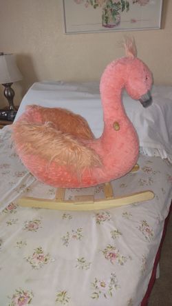 Child Flamingo Rocker Chair By Soft Landing Co