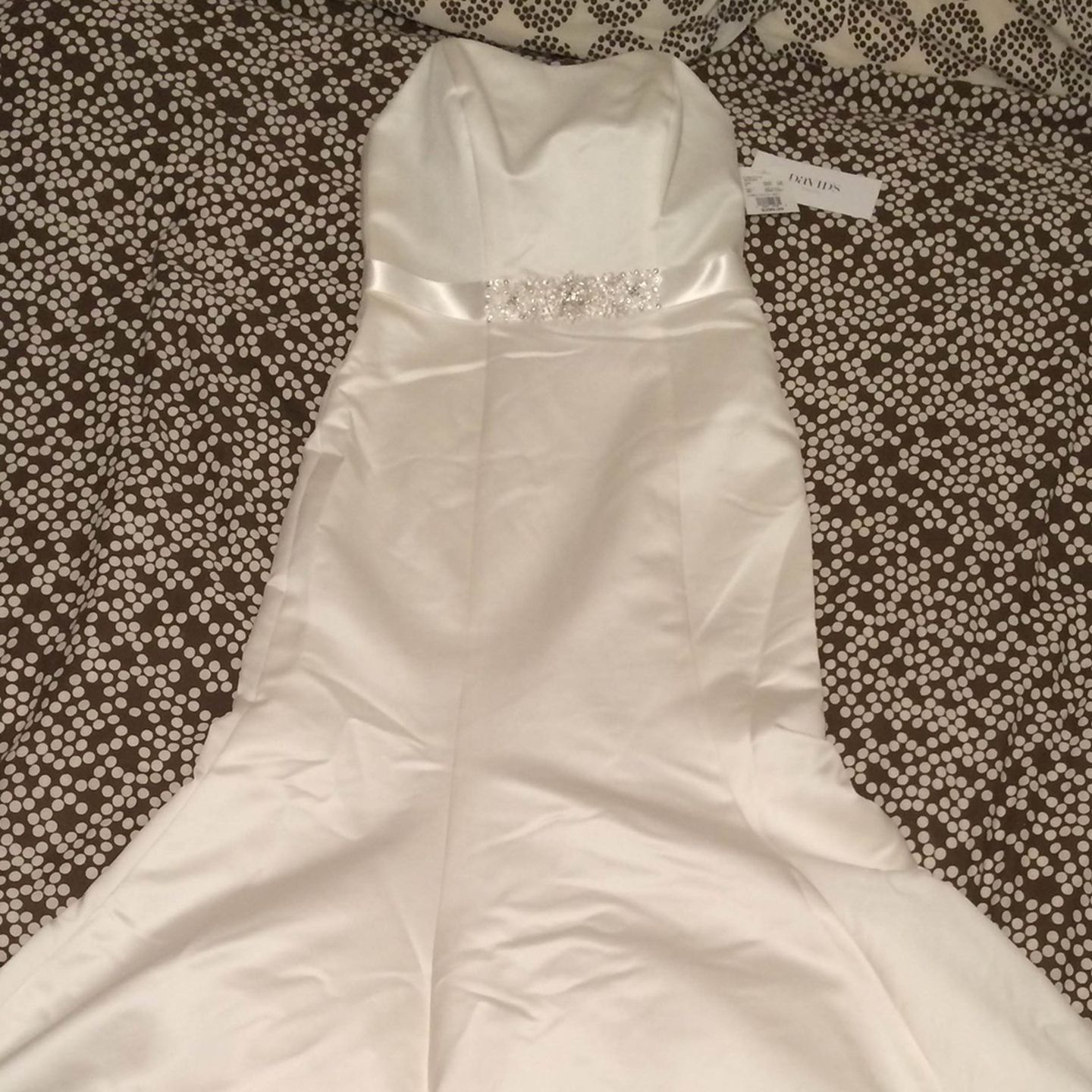 New Fit & Flare Strapless Size 10 Wedding Dress