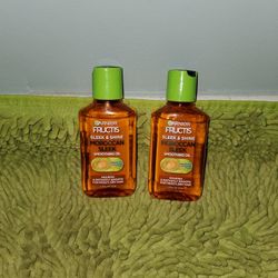 2 Garnier Fructis Moroccan Sleek Smoothing Oil 3.7oz