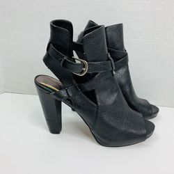 bisou bisou michele bohbot ankle booties 9.5