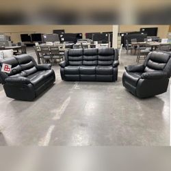 3 Pc Livingroom sectional sofa Set | Sofa + Loveseat + Chair |