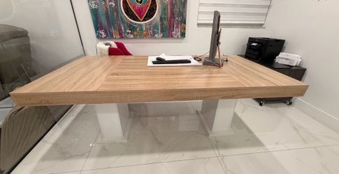 79” Modern Dining Table / Large Desk – Like New – $125