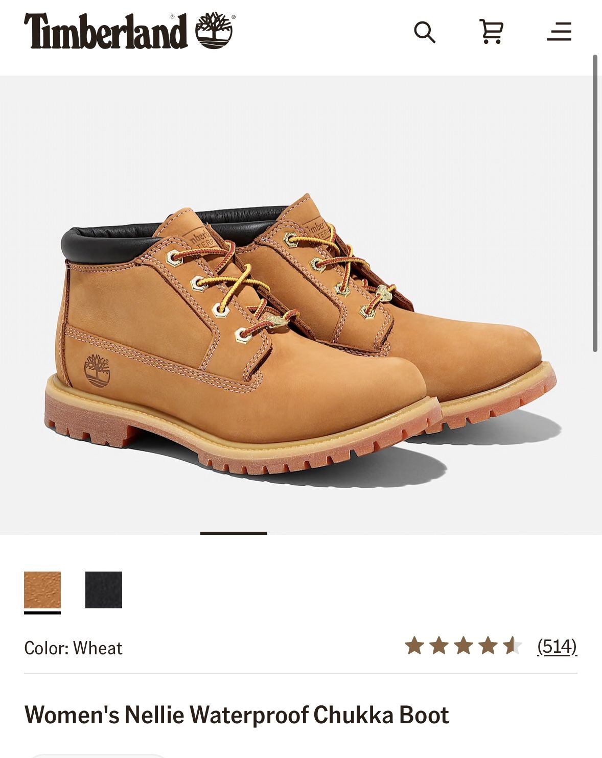 Women’s Timberland Nellie boots size 8