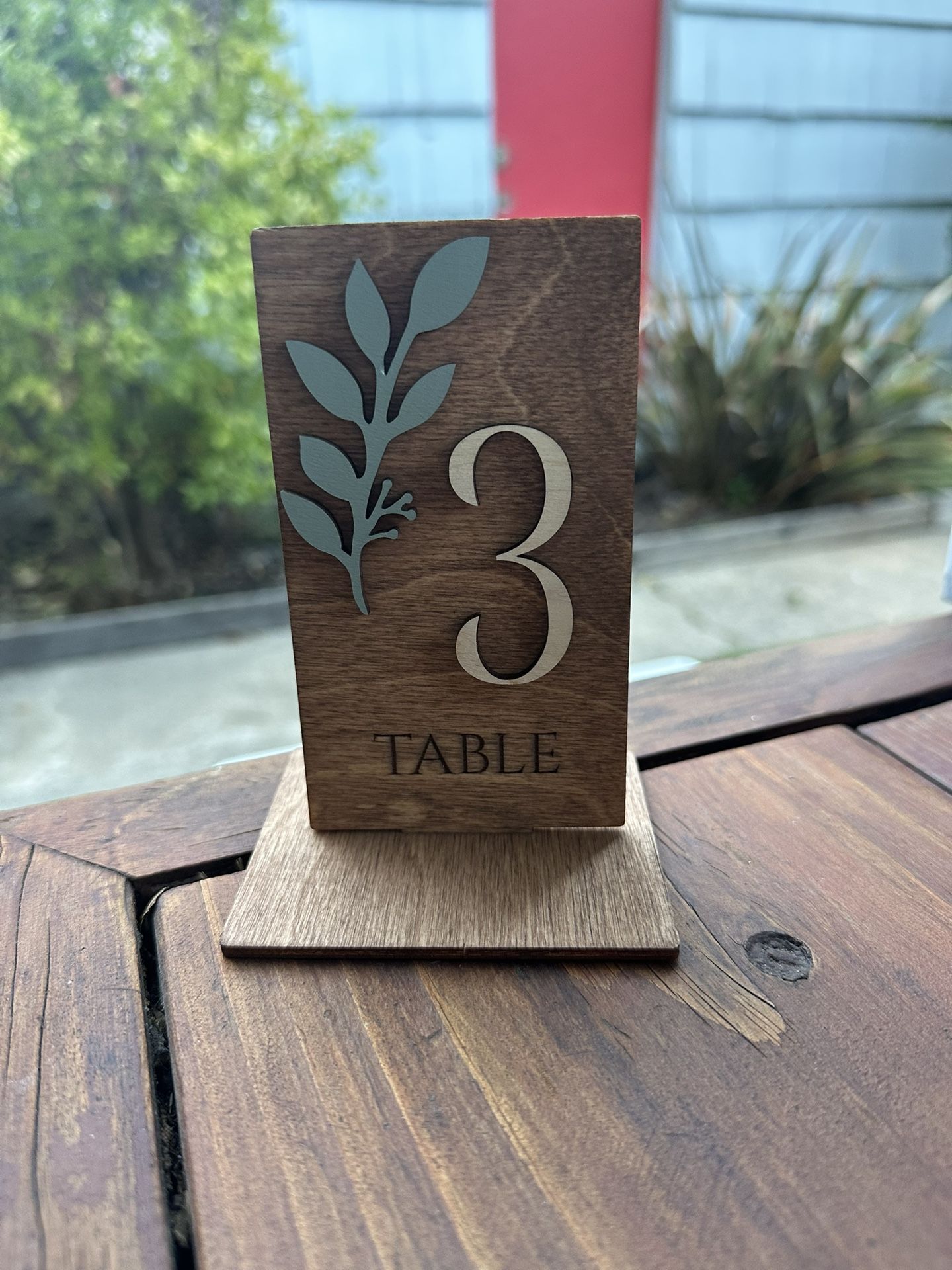 Table Numbers