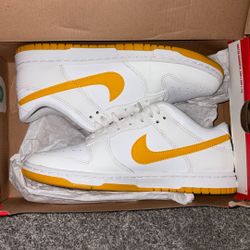 White/ University Gold