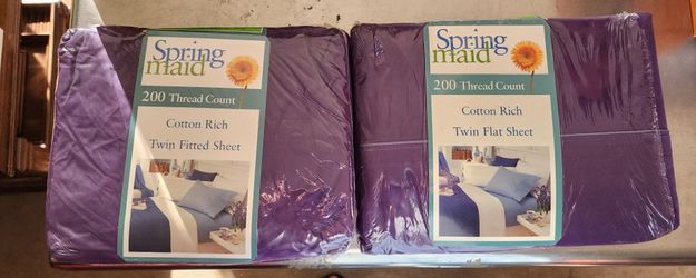 Twin Fitted And Flat Sheets