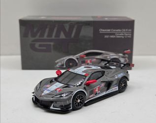 1/64 MINI GT CHEVROLET CORVETTE C8 R #4 2021 IMSA RACING SEBRING 12HRS