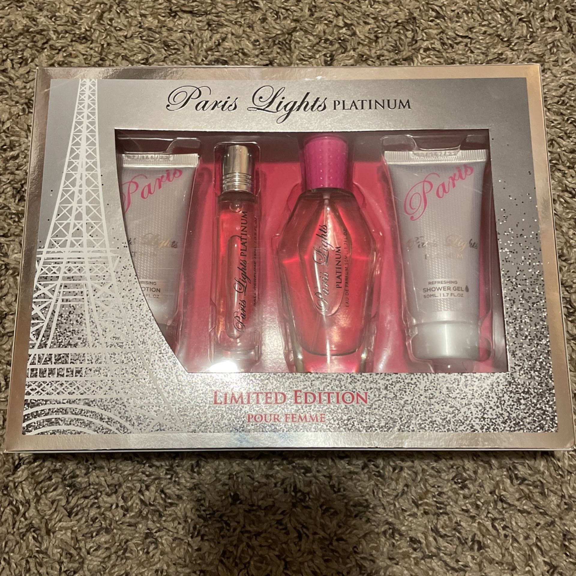Paris Lights Platinum Perfume Set 
