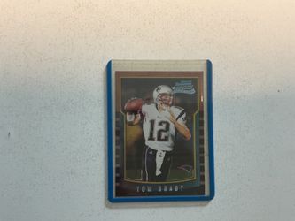 Tom Brady 2000 Bowman Chrome Rookie Card