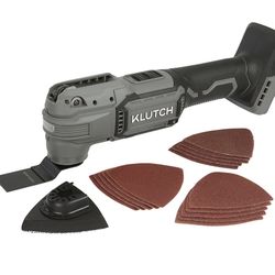 Klutch Oscillating Multi-Tool, 20 Volt Brushless w/ Battery